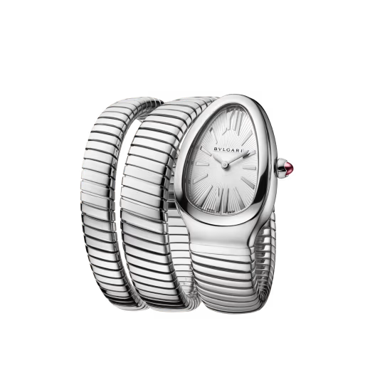 Serpenti Tubogas Steel Double Spiral Watch