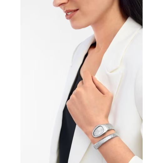 Serpenti Tubogas Steel Single Spiral Watch