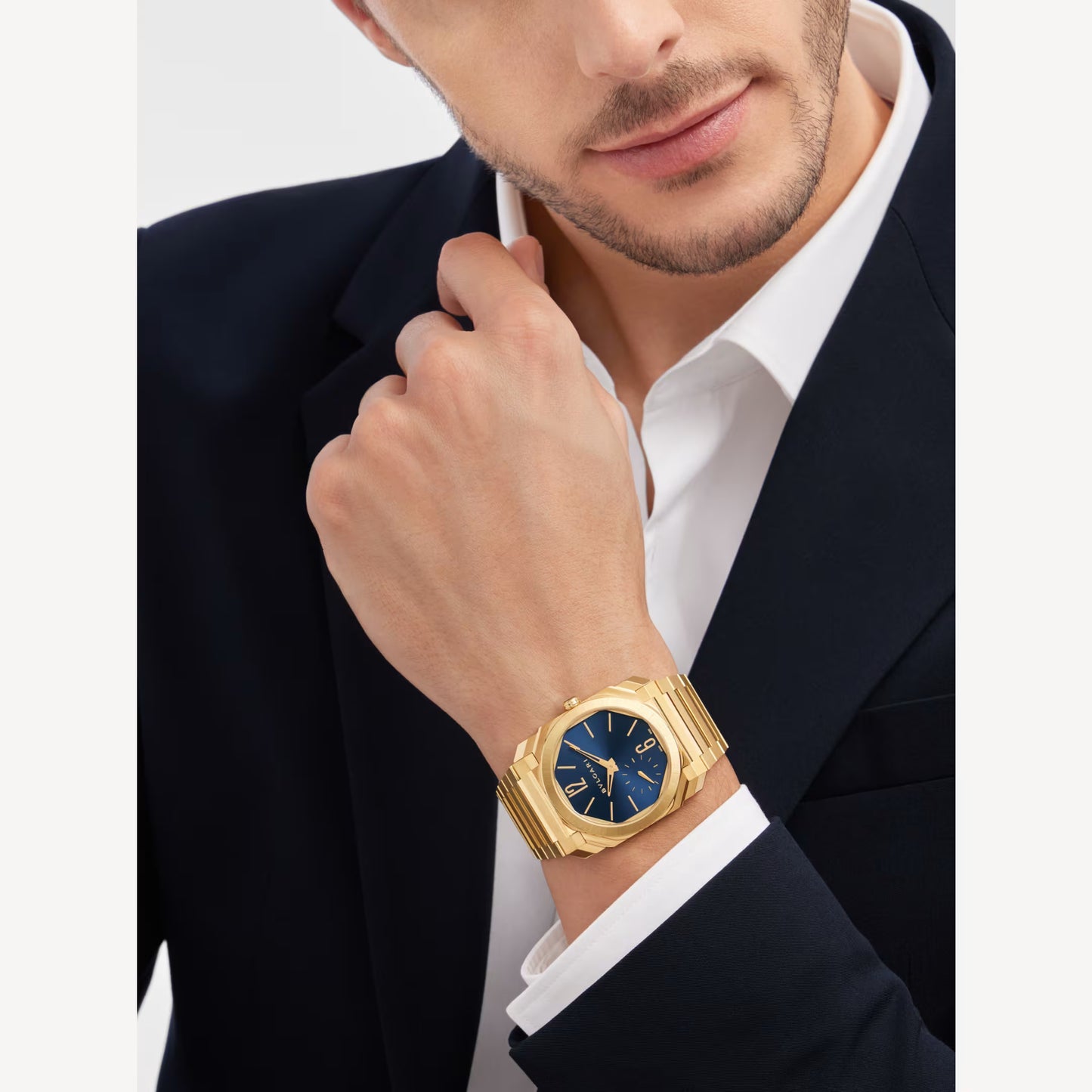 Octo Finissimo Yellow Gold Blue Automatic