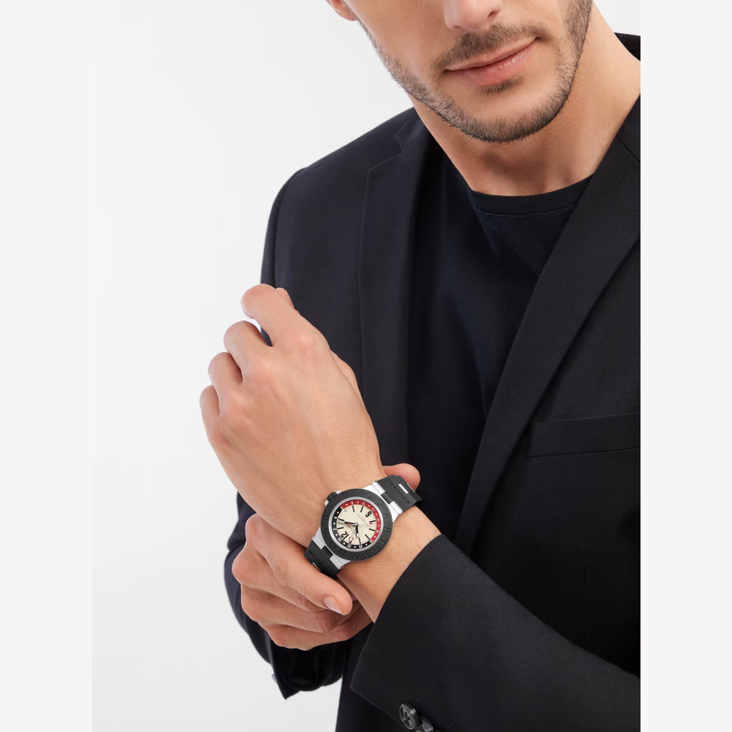 Bvlgari Aluminium White GMT Watch