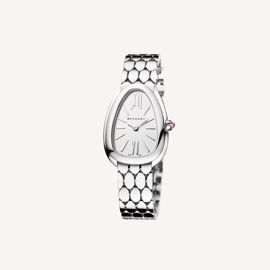 Serpenti Seduttori Steel & Opaline Watch
