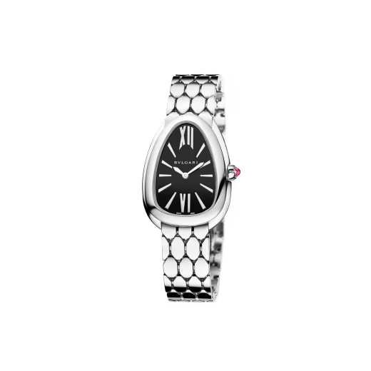 Serpenti Seduttori Black Steel Watch