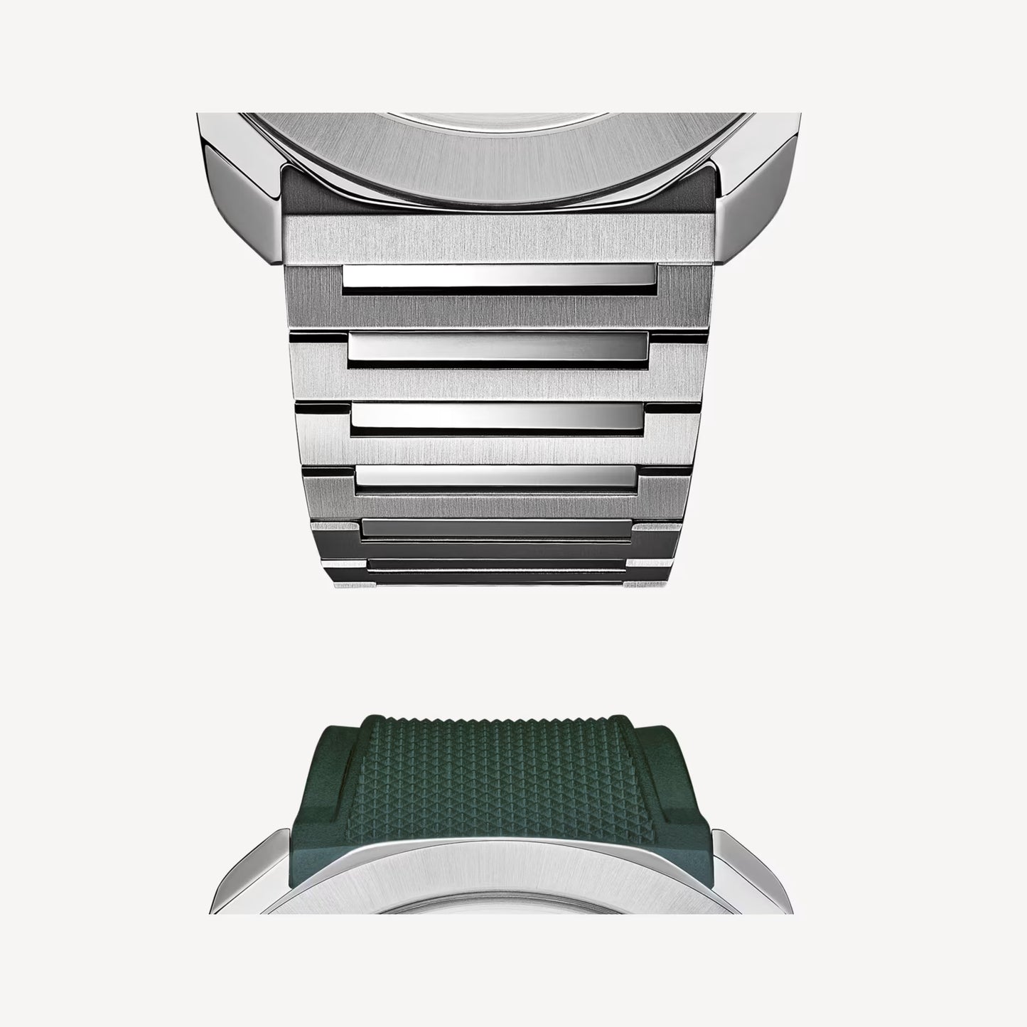 Octo Roma Steel Green Watch