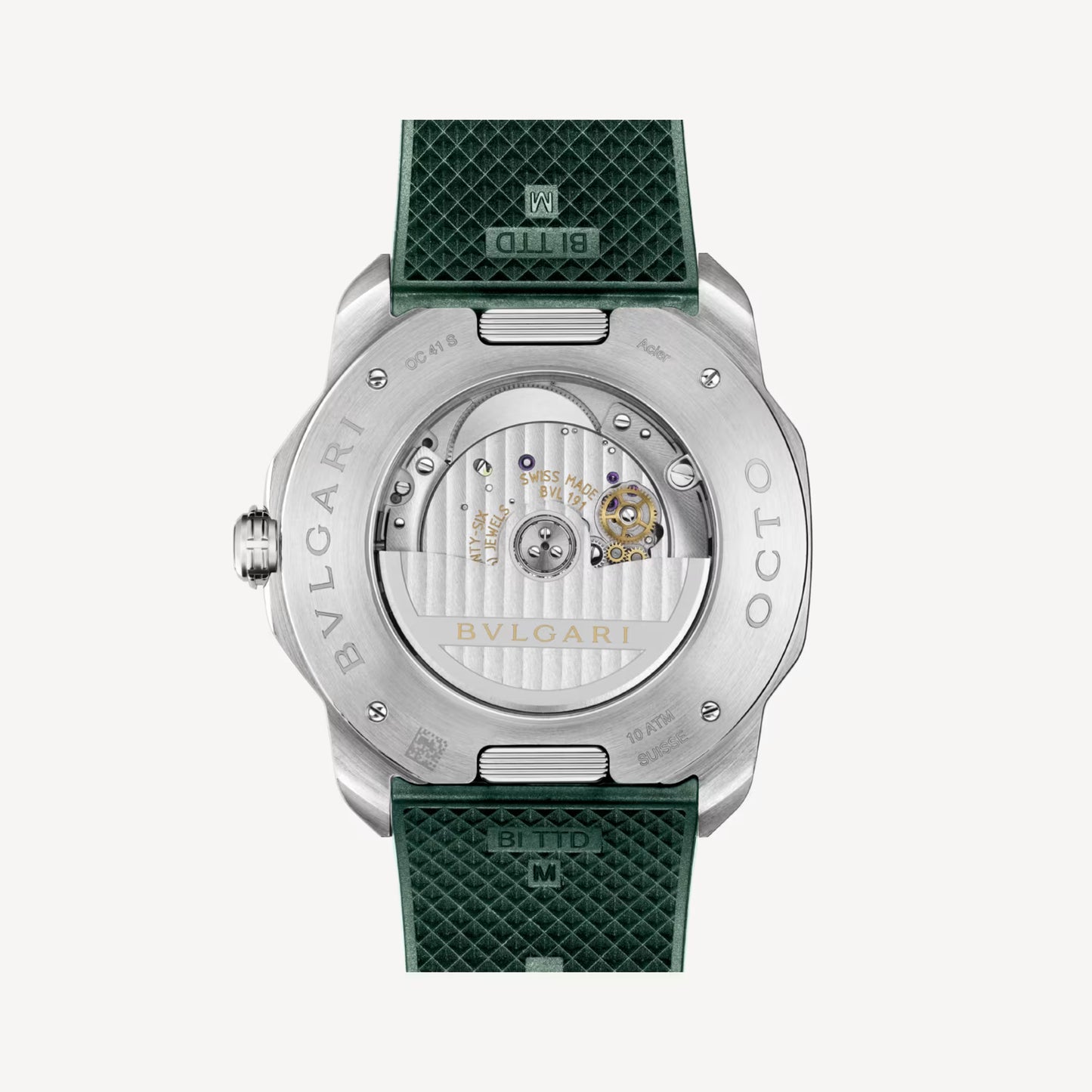 Octo Roma Steel Green Watch