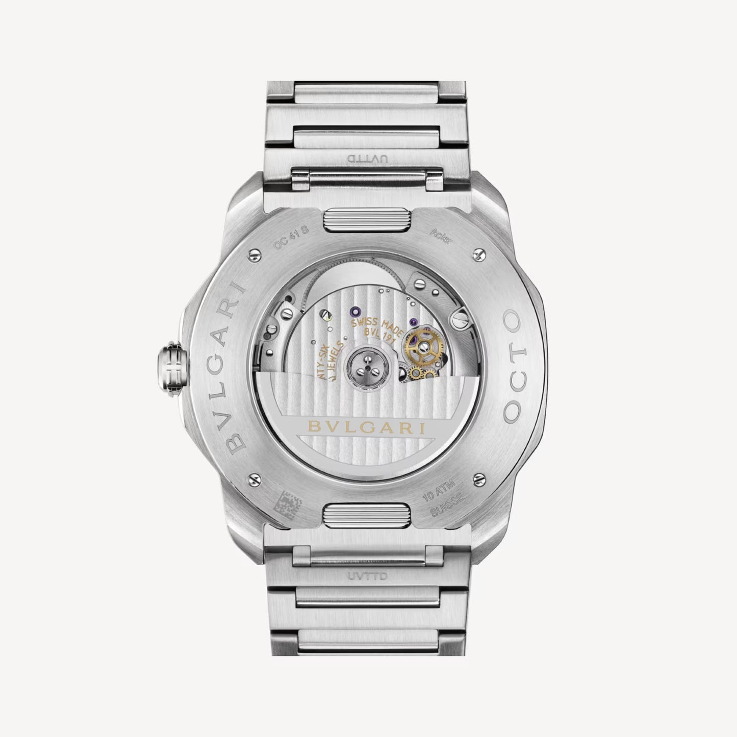 Octo Roma Steel Blue Watch