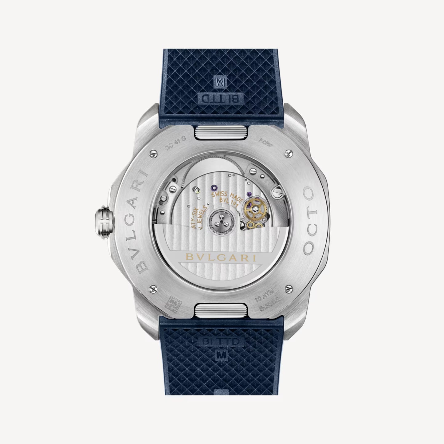 Octo Roma Steel Blue Watch