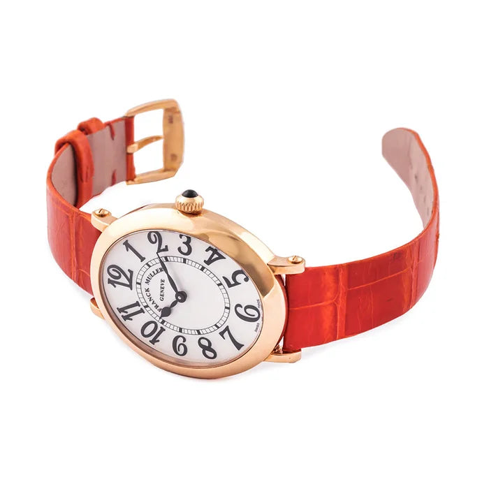 Women’s Franck Muller Oval 1638 B QZ V-5N Quartz Watch