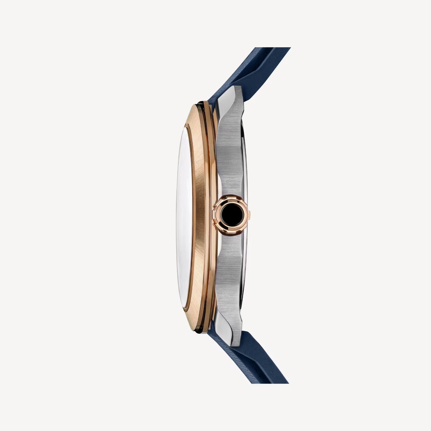Octo Roma Steel Rose Gold Blue Watch