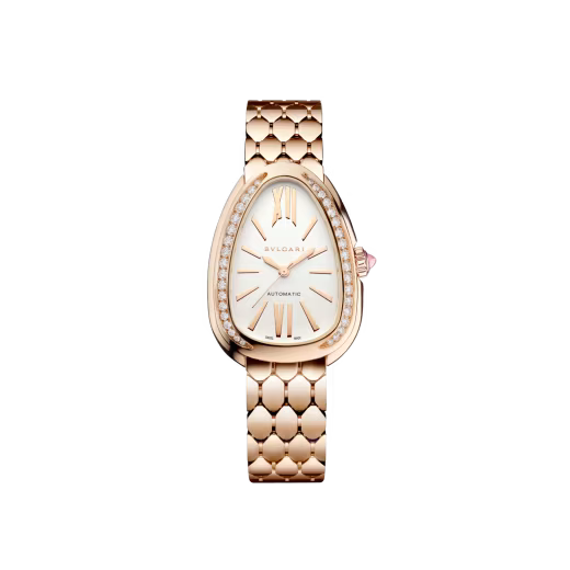 Serpenti Seduttori Automatic Rose Gold Diamond Watch