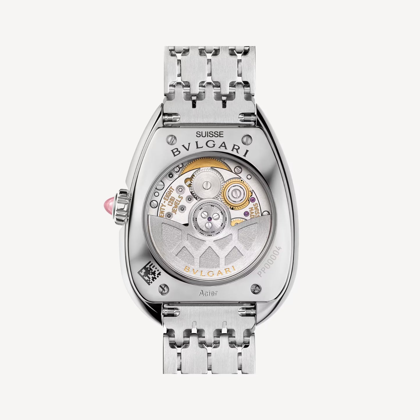 Serpenti Seduttori Automatic Diamond Bezel Opaline Watch