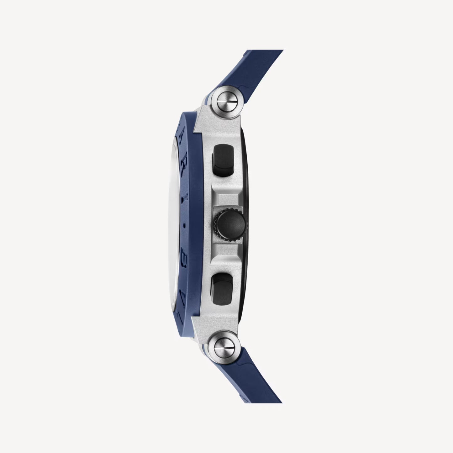 Bvlgari Aluminium Blue Chronograph Watch