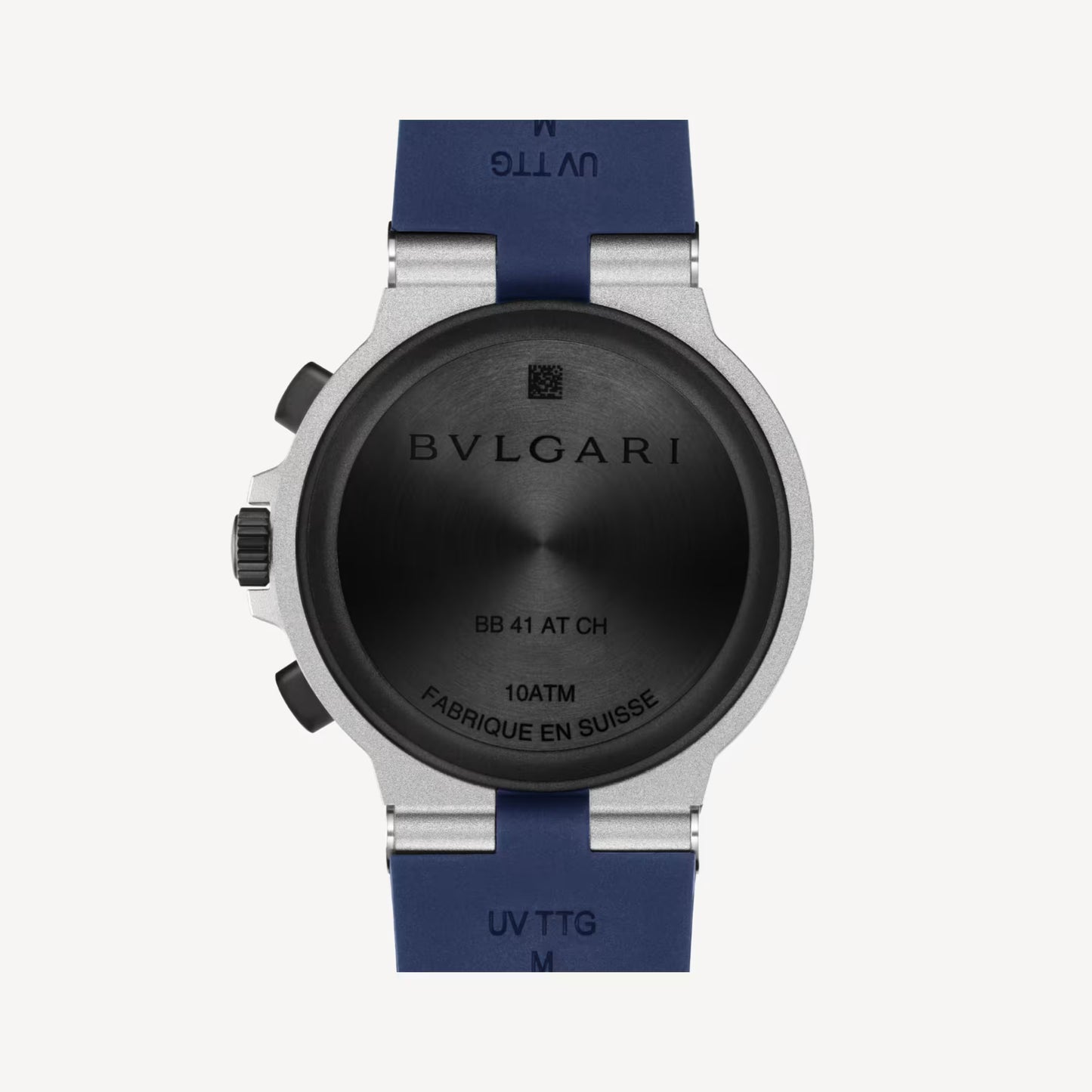 Bvlgari Aluminium Blue Chronograph Watch