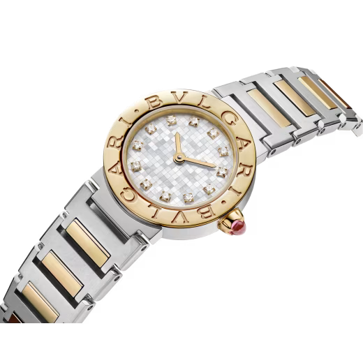 Bvlgari Yellow Gold MOP Diamond Watch