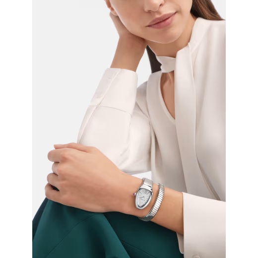 Serpenti Tubogas Steel Single Spiral Watch