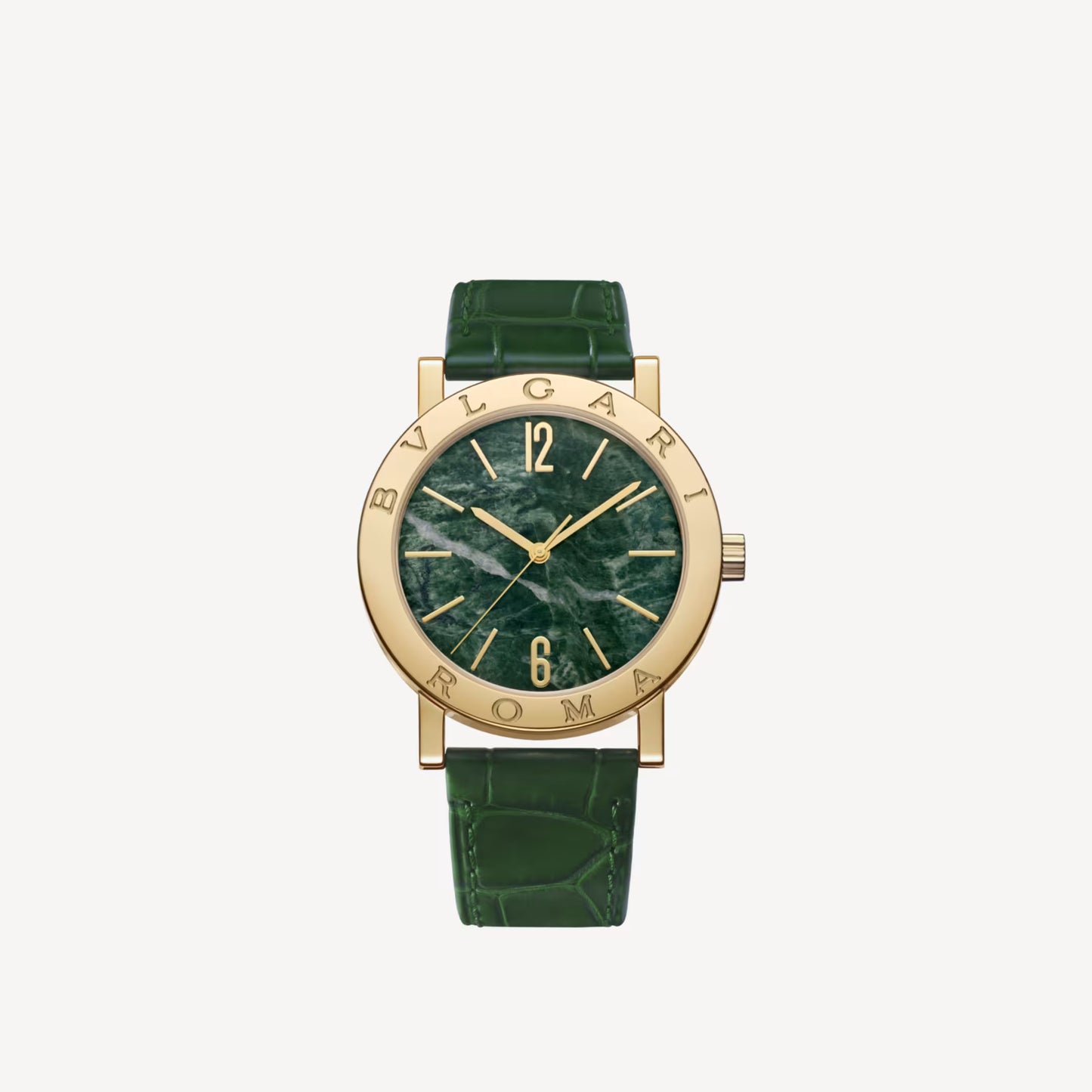 Bvlgari Bvlgari 50th Anniv. Yellow Gold Green Marble Watch