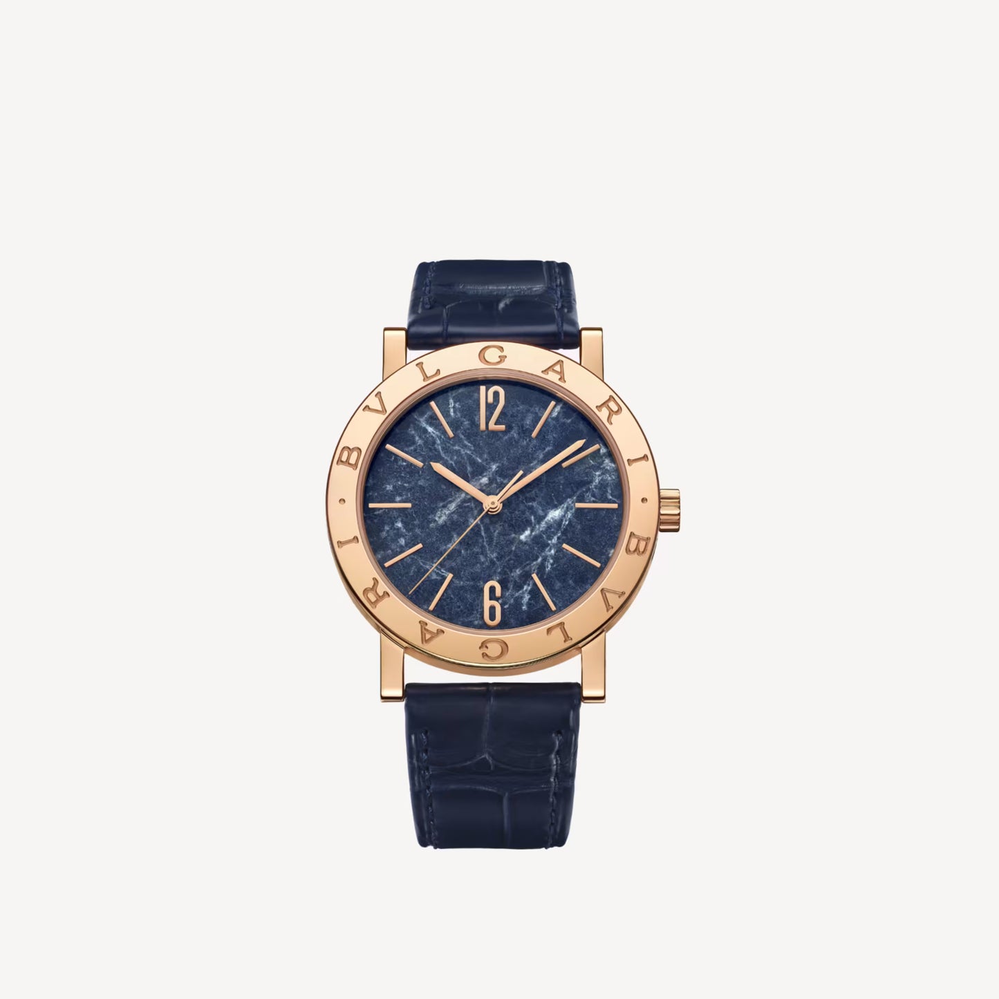 Bvlgari Bvlgari Rose Gold Blue Marble Automatic Watch