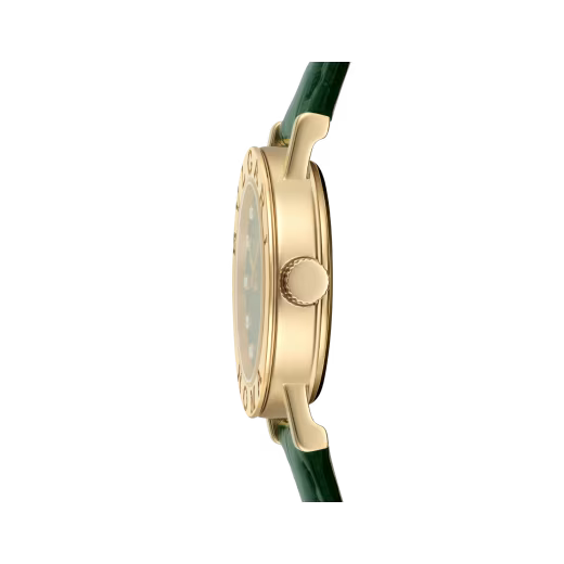 Bvlgari 50th Anniv. Yellow Gold Green Marble Watch