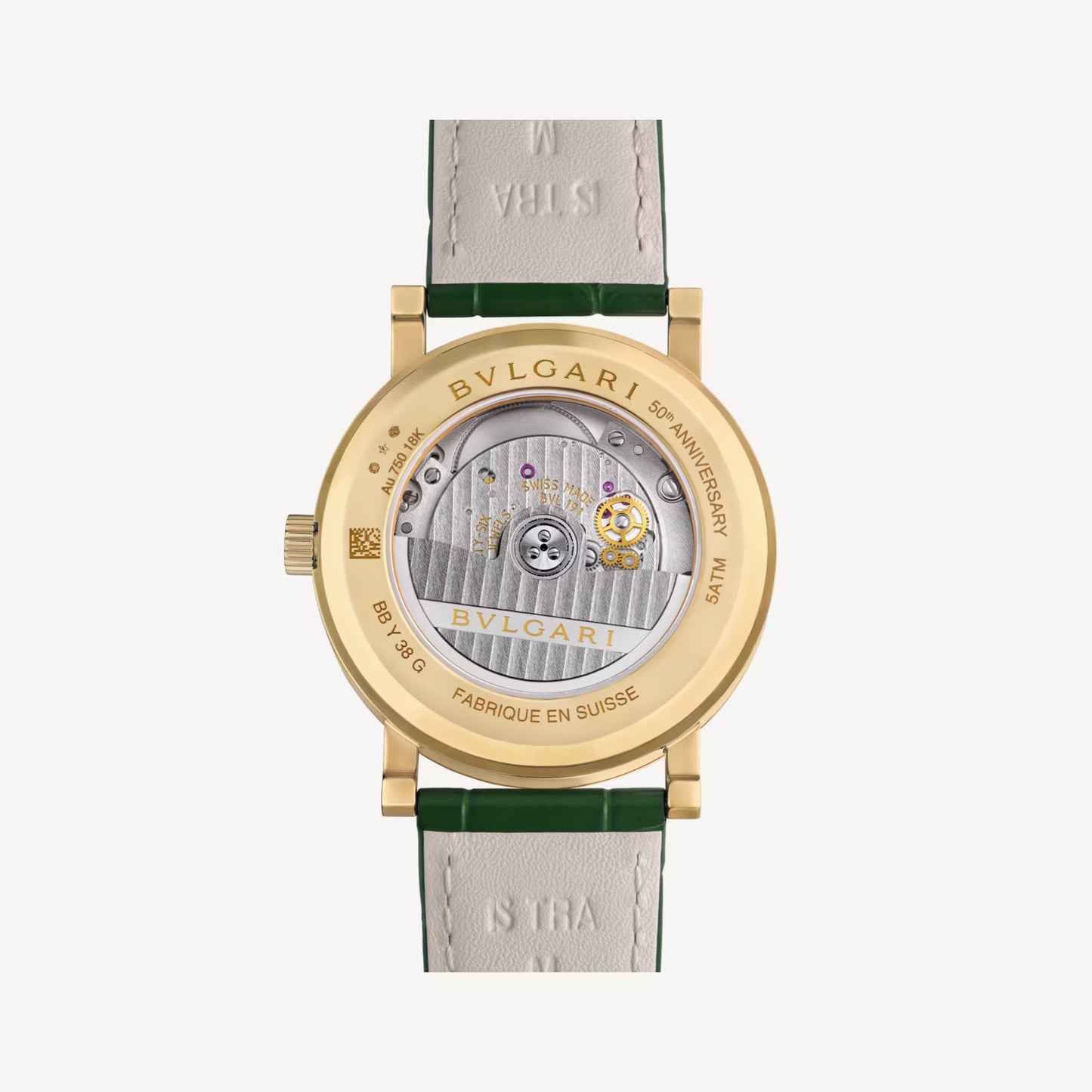 Bvlgari Bvlgari 50th Anniv. Yellow Gold Green Marble Watch