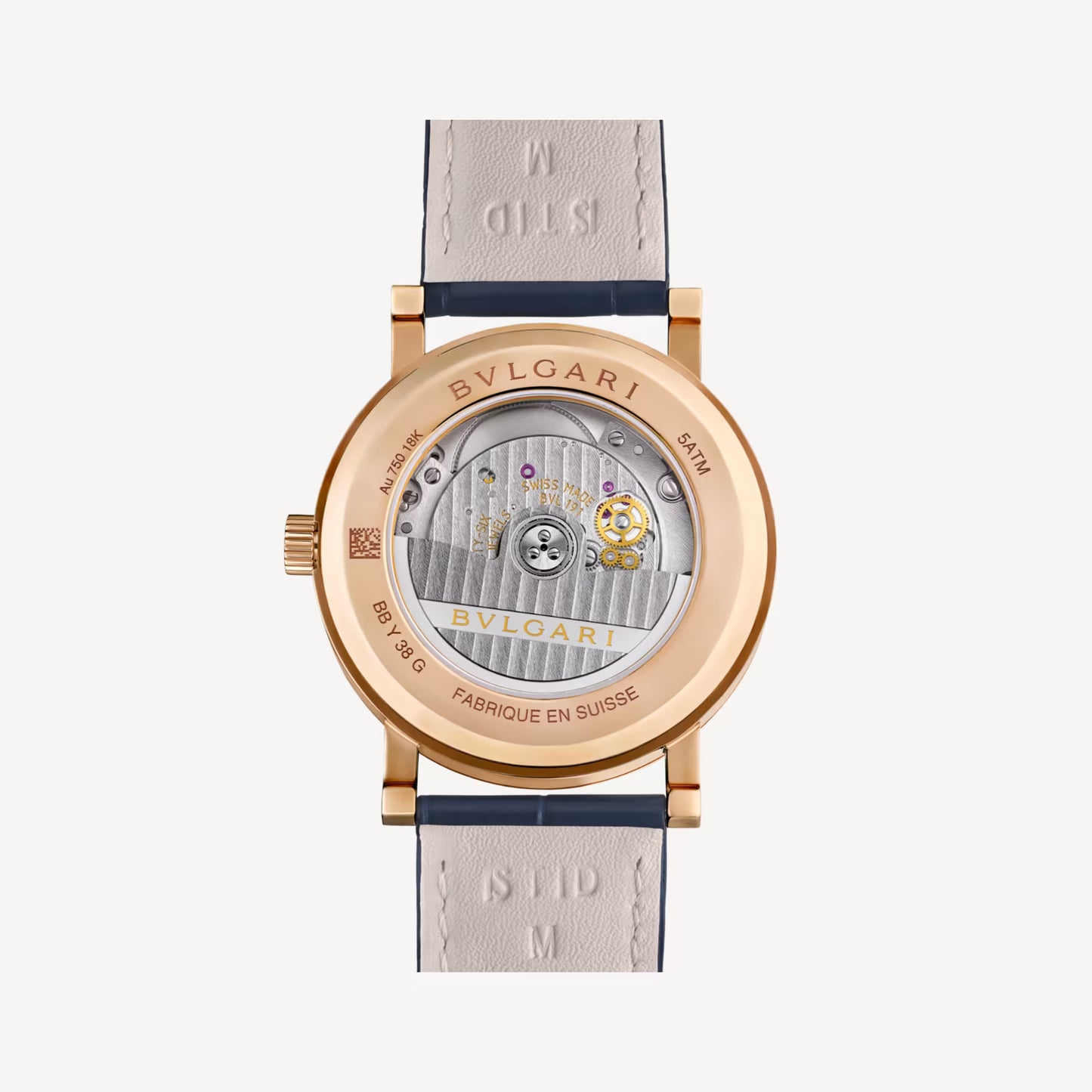 Bvlgari Bvlgari Rose Gold Blue Marble Automatic Watch