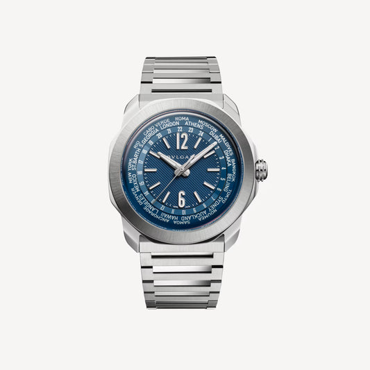 Octo Roma Steel Blue WorldTimer