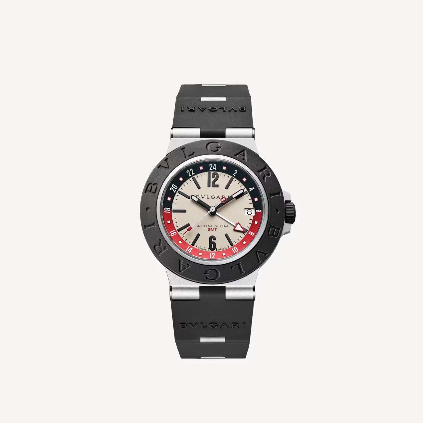 Bvlgari Aluminium White GMT Watch