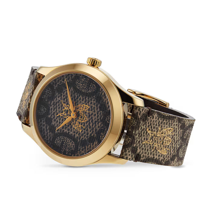 Women’s Gucci G-Timeless YA1264068 Leather Quartz Watch