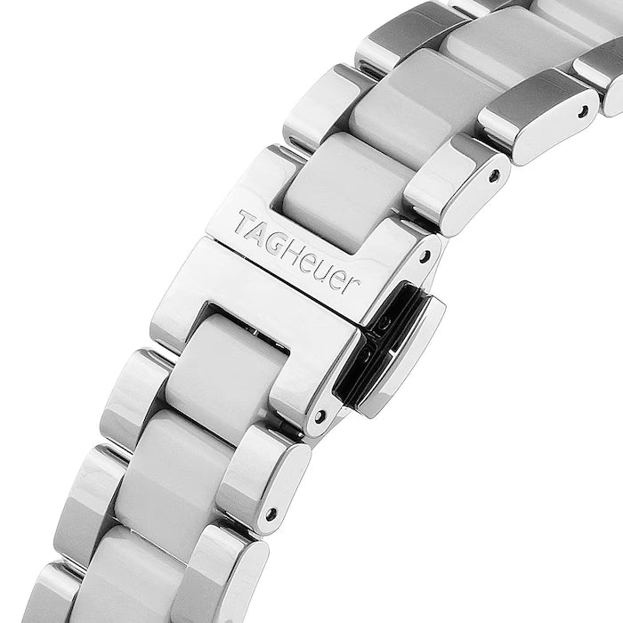 TAG Heuer Aquaracer White Steel & Ceramic Quartz - Zeuskicks