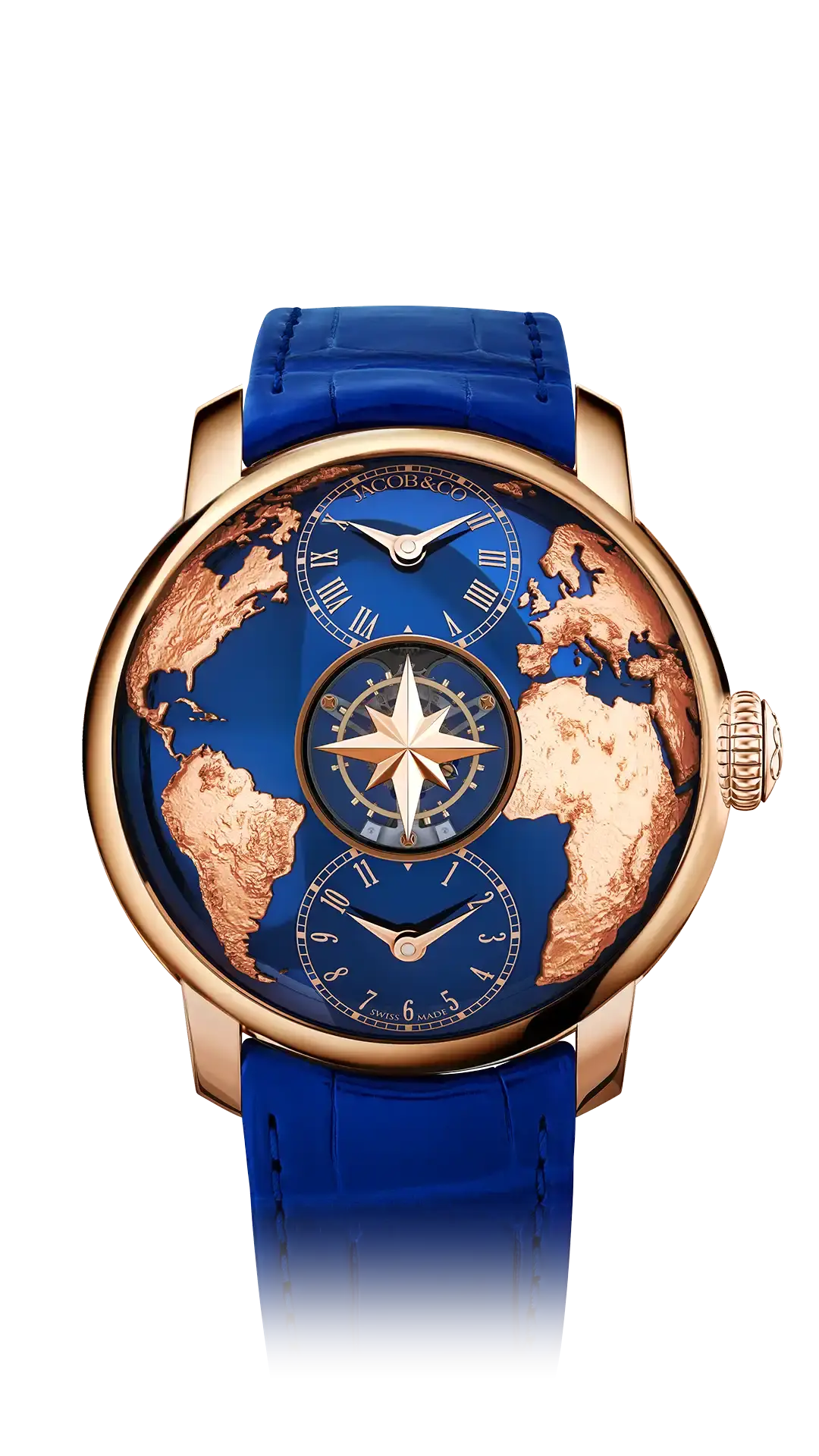 The World is Yours Dual Time Zone Tourbillon - Rose Gold