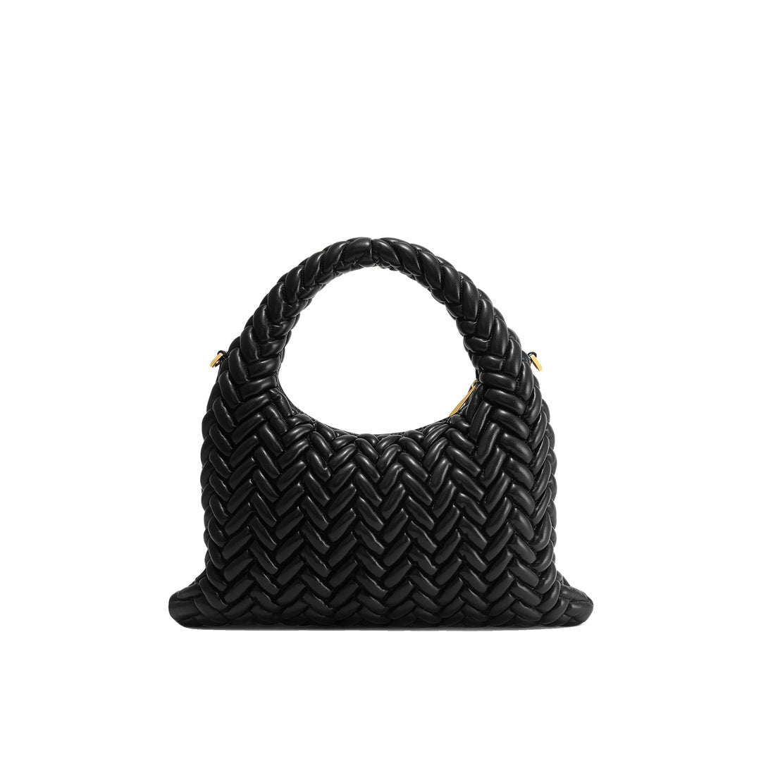 JW PEI Cora Quilting Handle Bag - Black by JW PEI