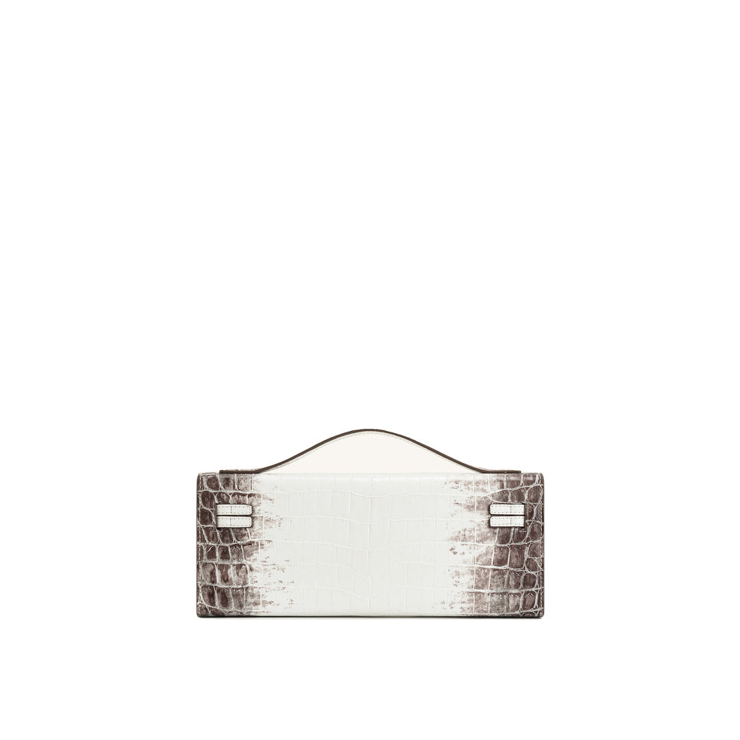 JW PEI Bria Structured Top Handle Bag - White Croc by JW PEI