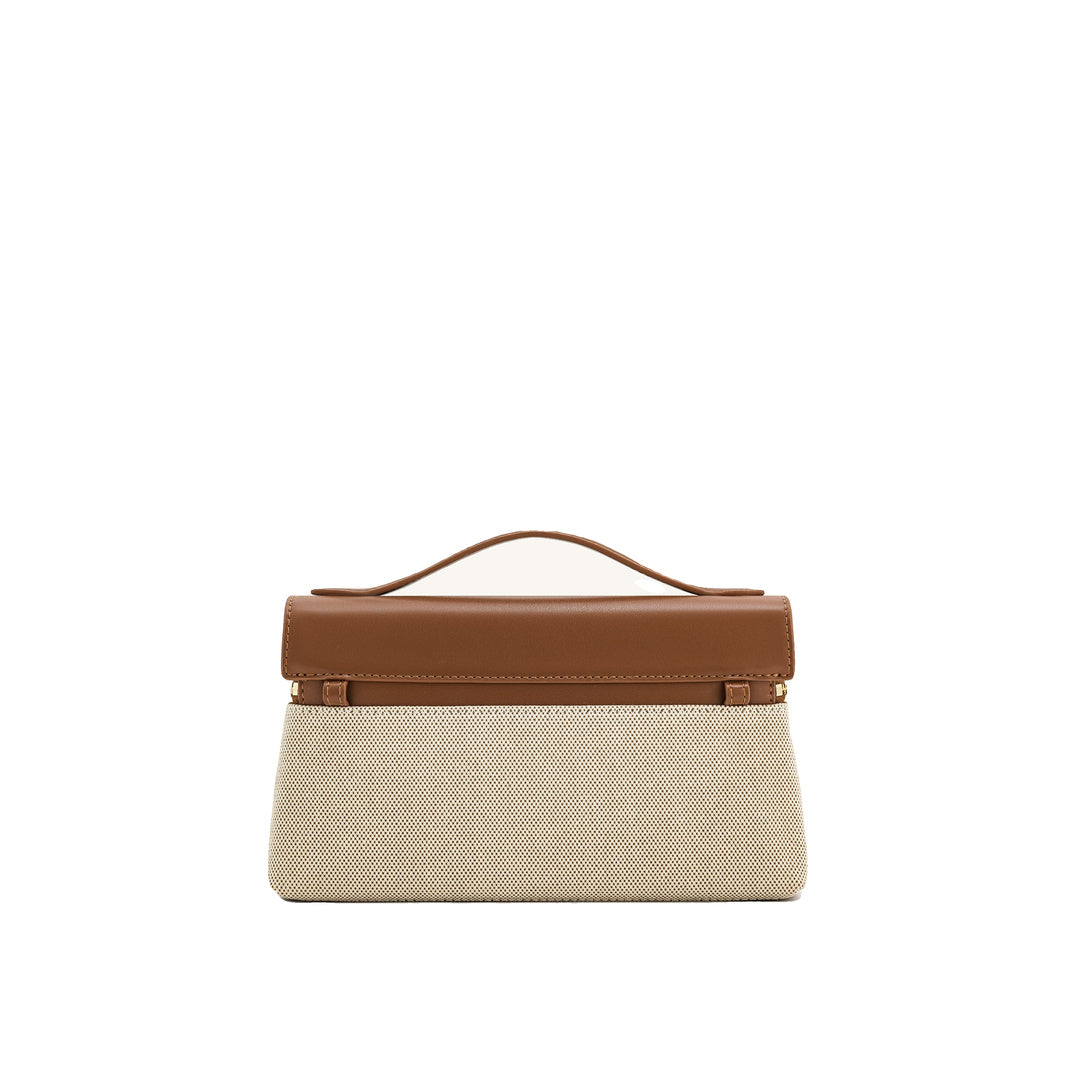 JW PEI Thea Top Handle Bag - Brown Canvas by JW PEI