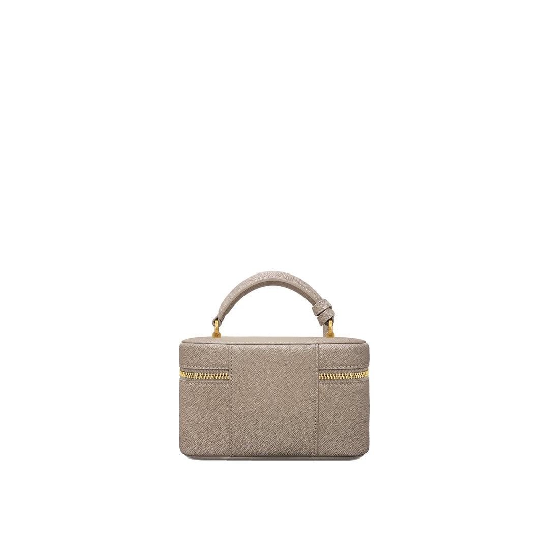 JW PEI Cleo Box Shape Top Handle Bag - Taupe by JW PEI