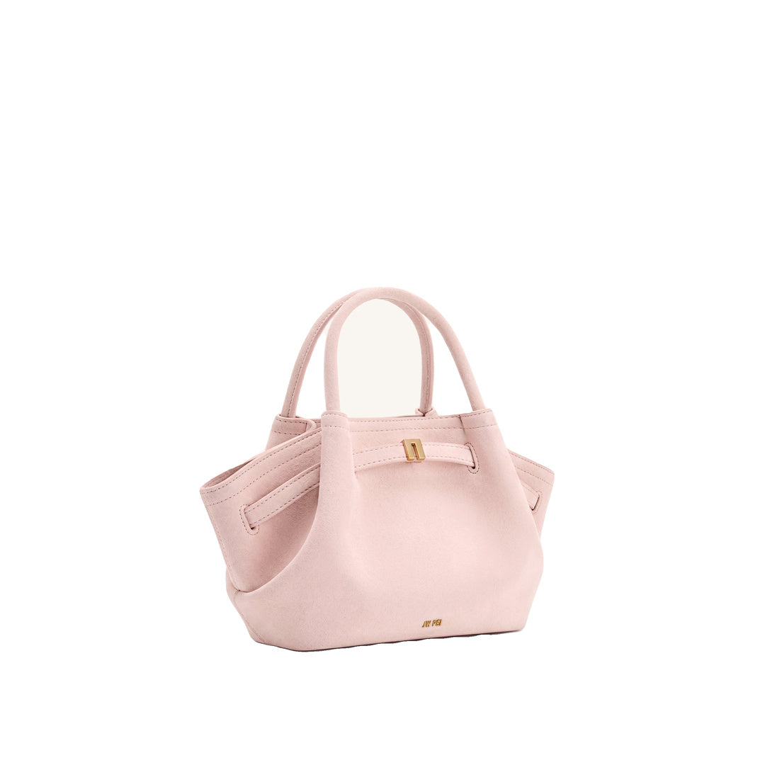 JW PEI Hana Mini Faux Suede Tote Bag - Pink by JW PEI