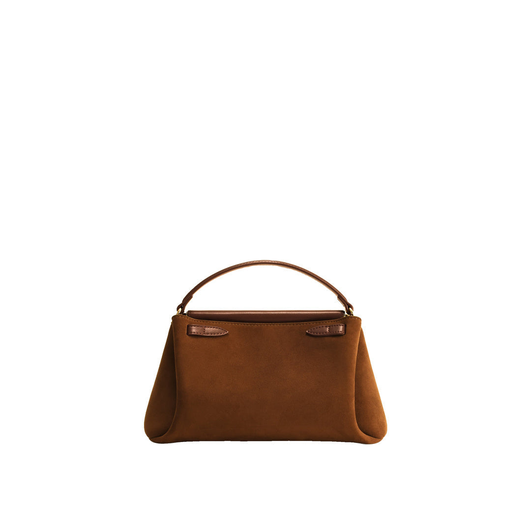 JW PEI Carmen Faux Suede Top Handle Bag - Brown by JW PEI