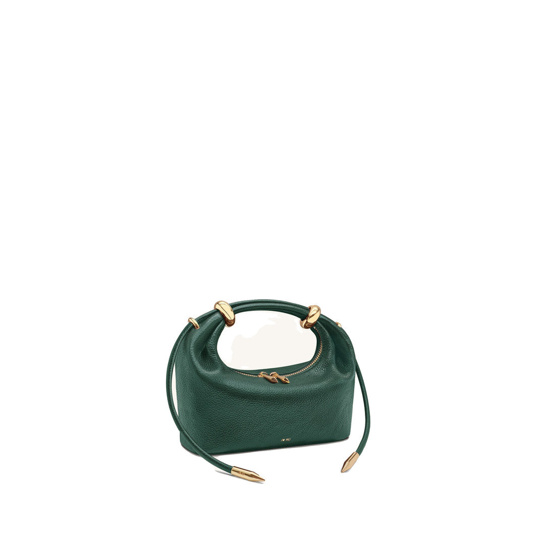 JW PEI Ellie Metal Ring Embellished Top Handle Bag - Forest Green by JW PEI