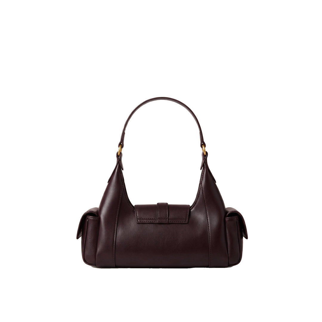 JW PEI Estelle Pocket Shoulder Bag - Dark Brown by JW PEI