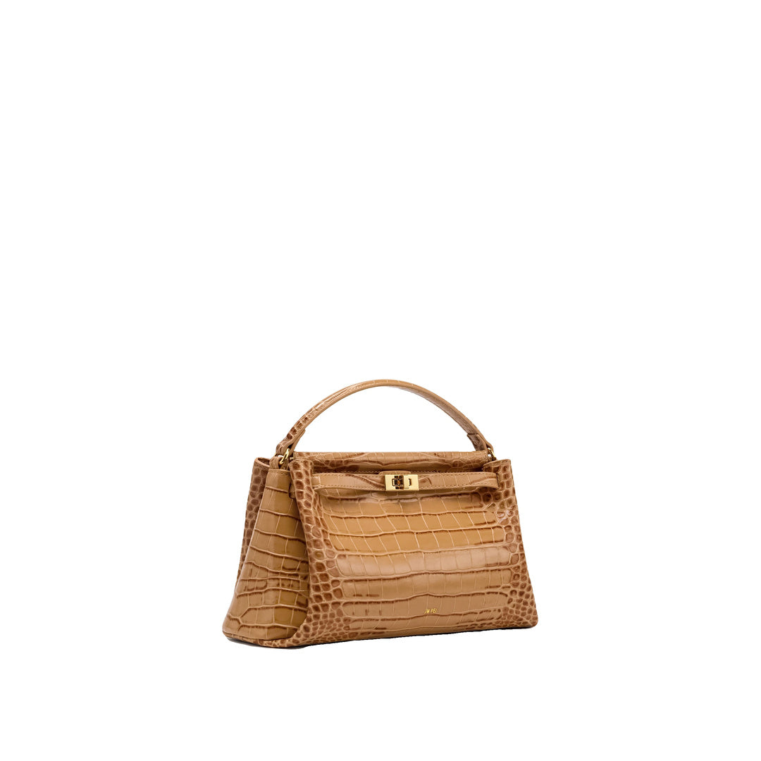 JW PEI Carmen Top Handle Bag - Khaki Croc by JW PEI