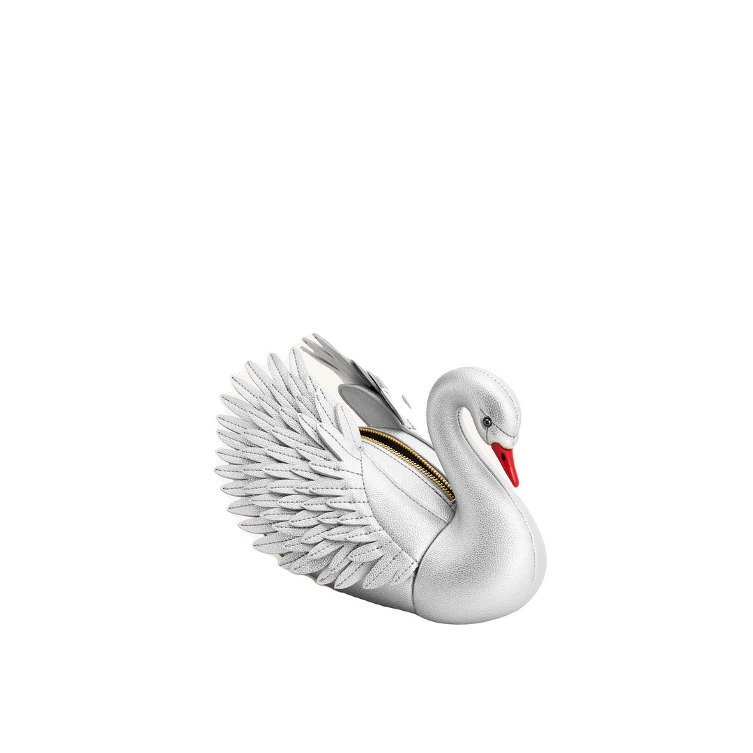 JW PEI Alani Swan Shaped Crossbody Bag - Silver by JW PEI