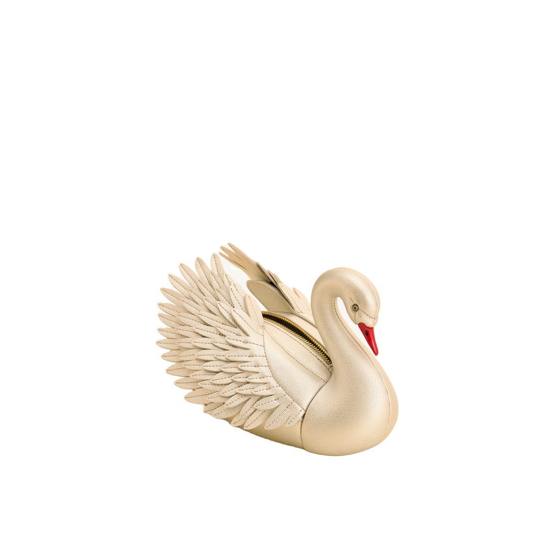 JW PEI Alani Swan Shaped Crossbody Bag - Gold by JW PEI