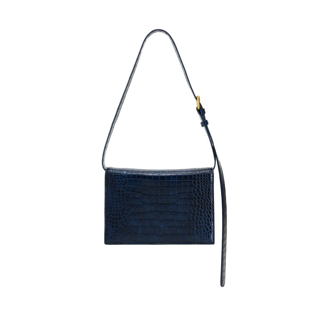 JW PEI Clio Envelope Crossbody Bag - Navy Croc by JW PEI