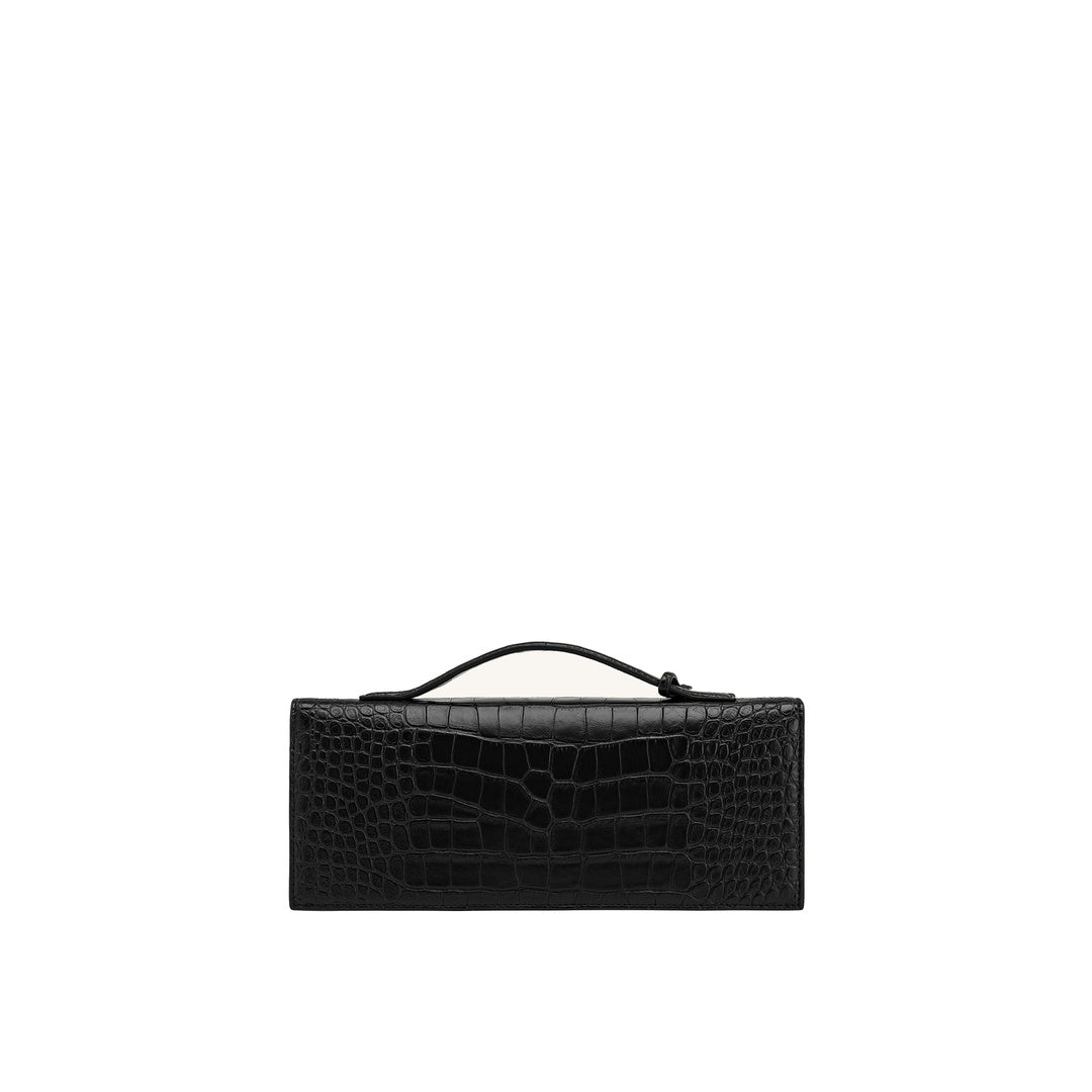 JW PEI Celeste Envelope Top Handle Bag - Black Croc by JW PEI
