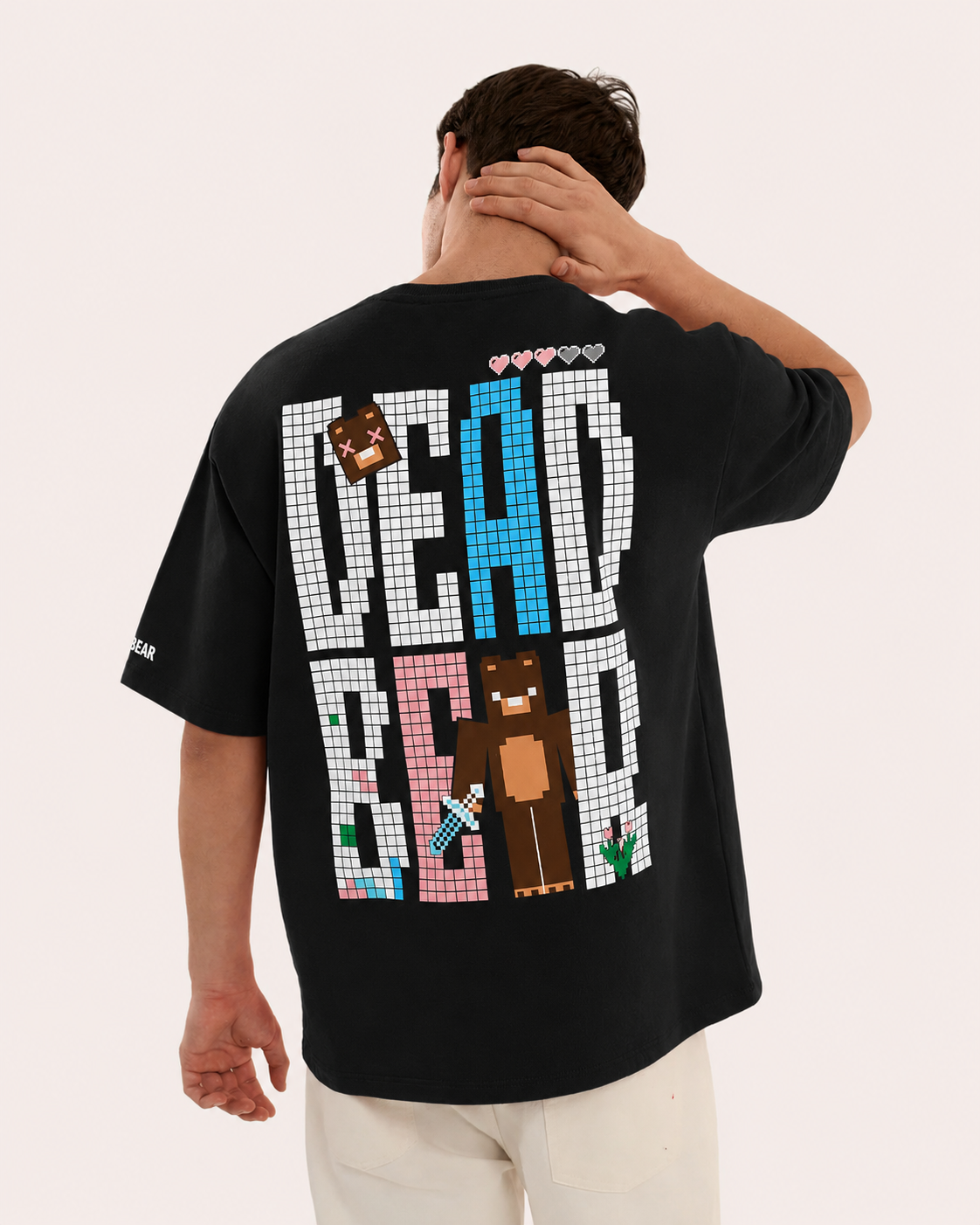 Pixel Tee Black by DEADBEAR