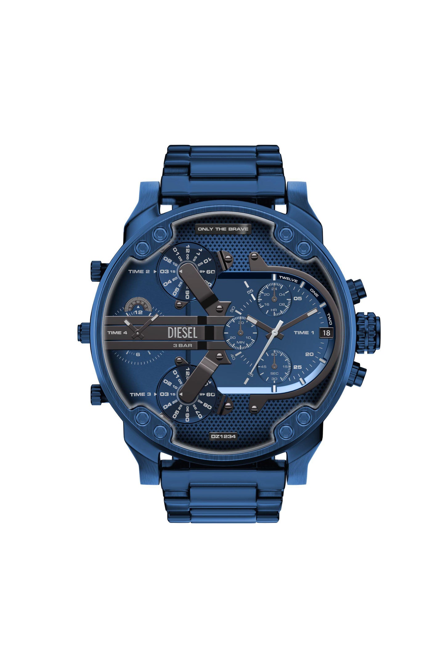 Mr. Daddy 2.0 Blue Stainless Steel Watch