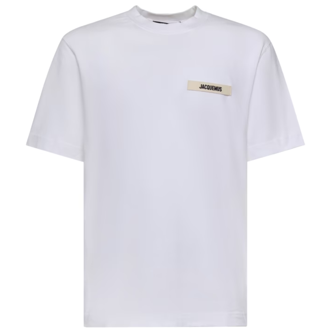 JACQUEMUS GROS GRAIN T-SHIRT LIGHT BLUE by JACQUEMUS Apparels