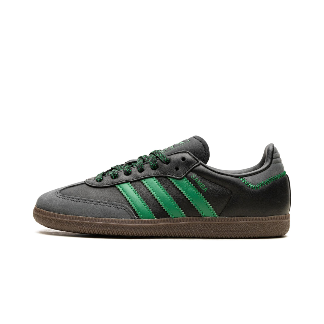 adidas Samba OG Black Green (W) by ADIDAS