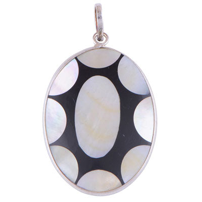 Shell 925 Sterling Silver Pendant - R100927-9