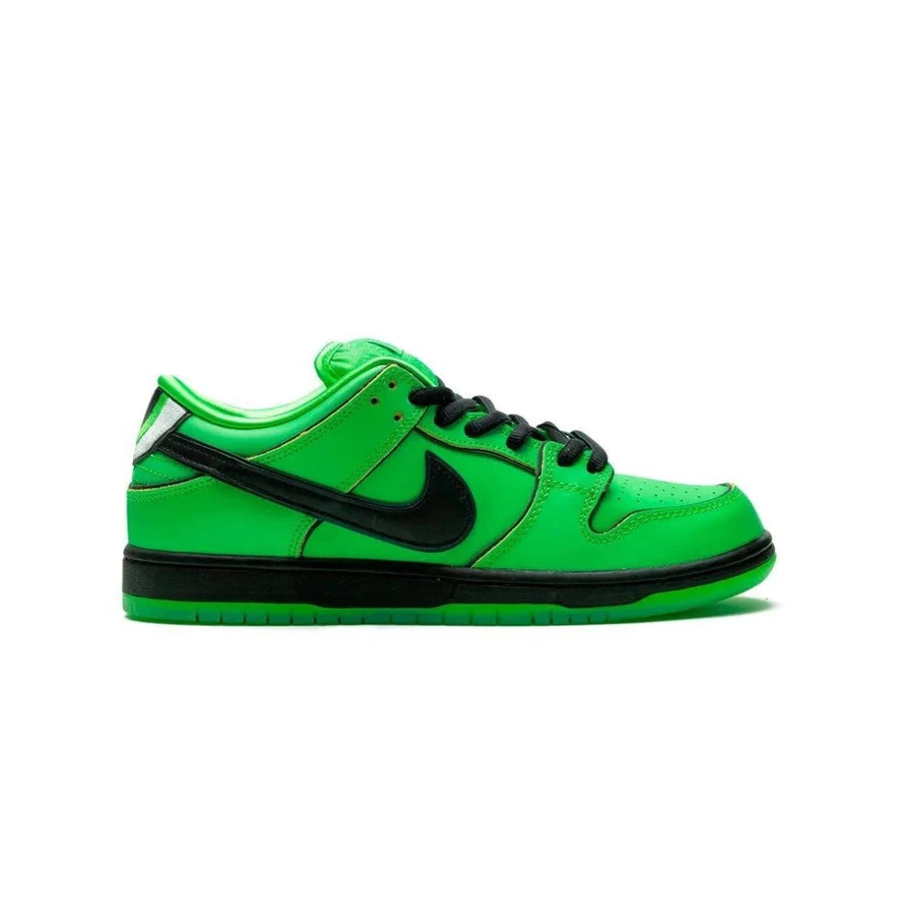 NIKE SB DUNK LOW THE POWERPUFF GIRLS BUTTERCUP - Zeuskicks