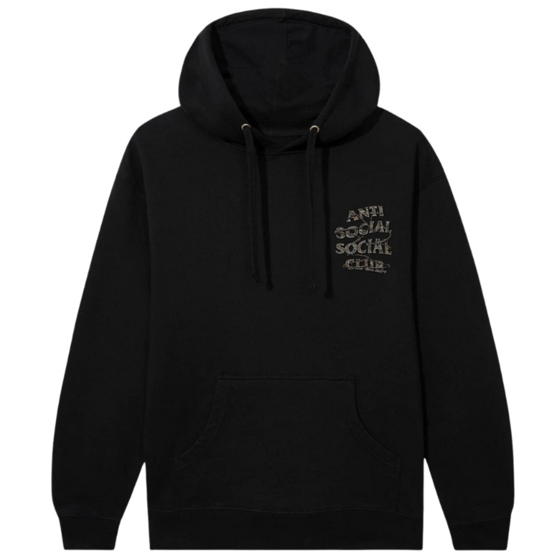 ANTI SOCIAL SOCIAL CLUB BUCK HOODIE BLACK by ASSC