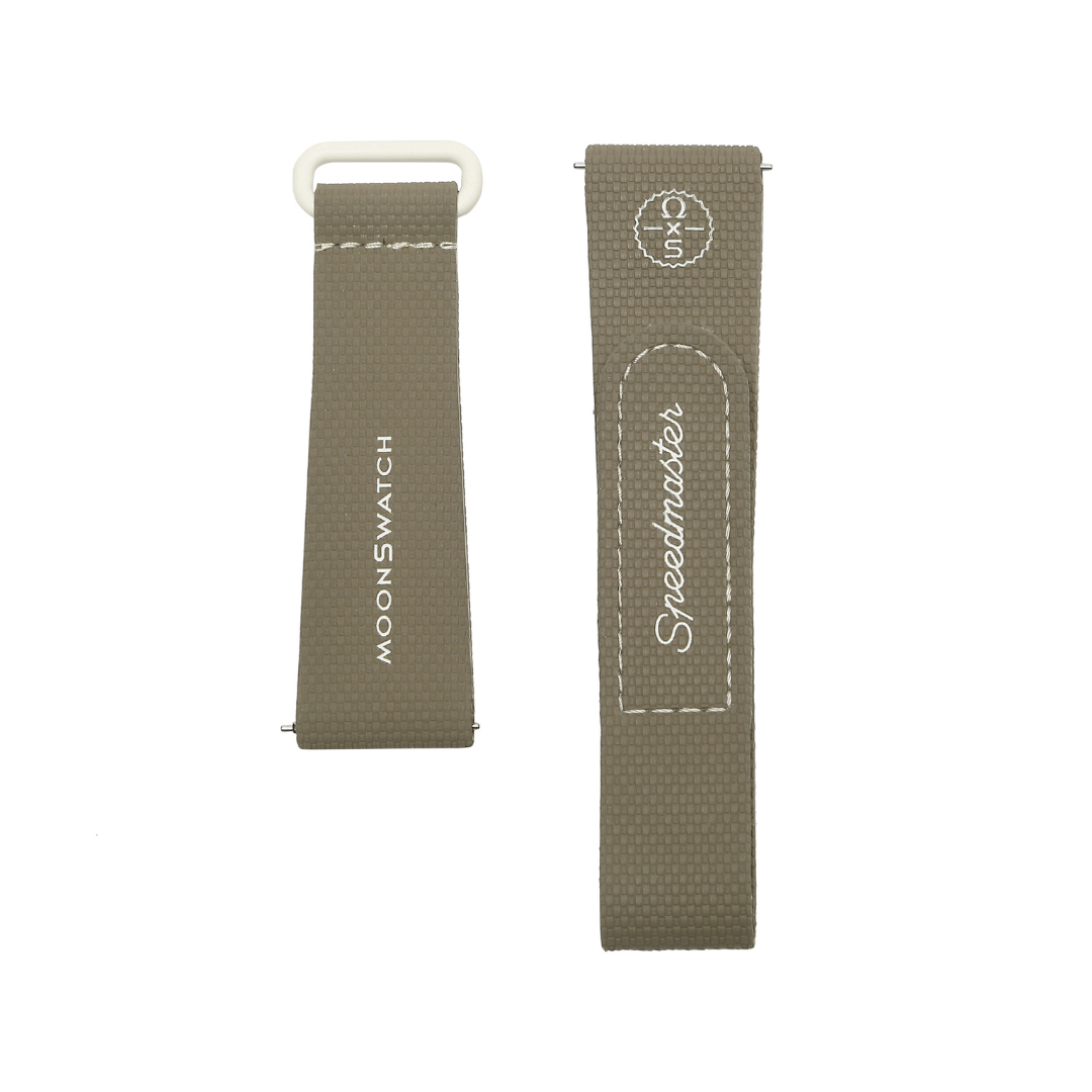 Swatch x Omega Bioceramic Moonswatch Dark Brown Sand Straps by Omega