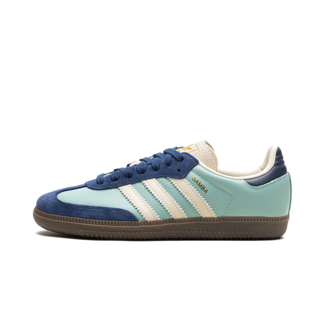 adidas Samba OG Hazy Green Night Indigo (W) by ADIDAS